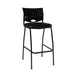 Silla Rombo Taburete-Negro