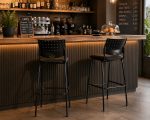 Silla Rombo Taburete-Negro - Imagen 2